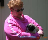 Mom and Pug