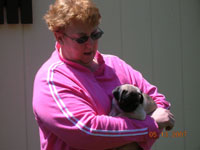 Mom and Pug